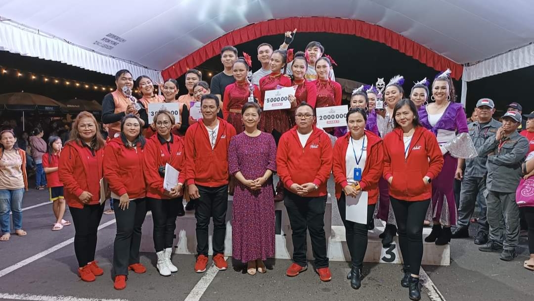 Inilah Hasil Grand Final Lomba Line Dance Antar Kelurahan, Jeand’arc: Terima Kasih Atas Peran Masyarakat