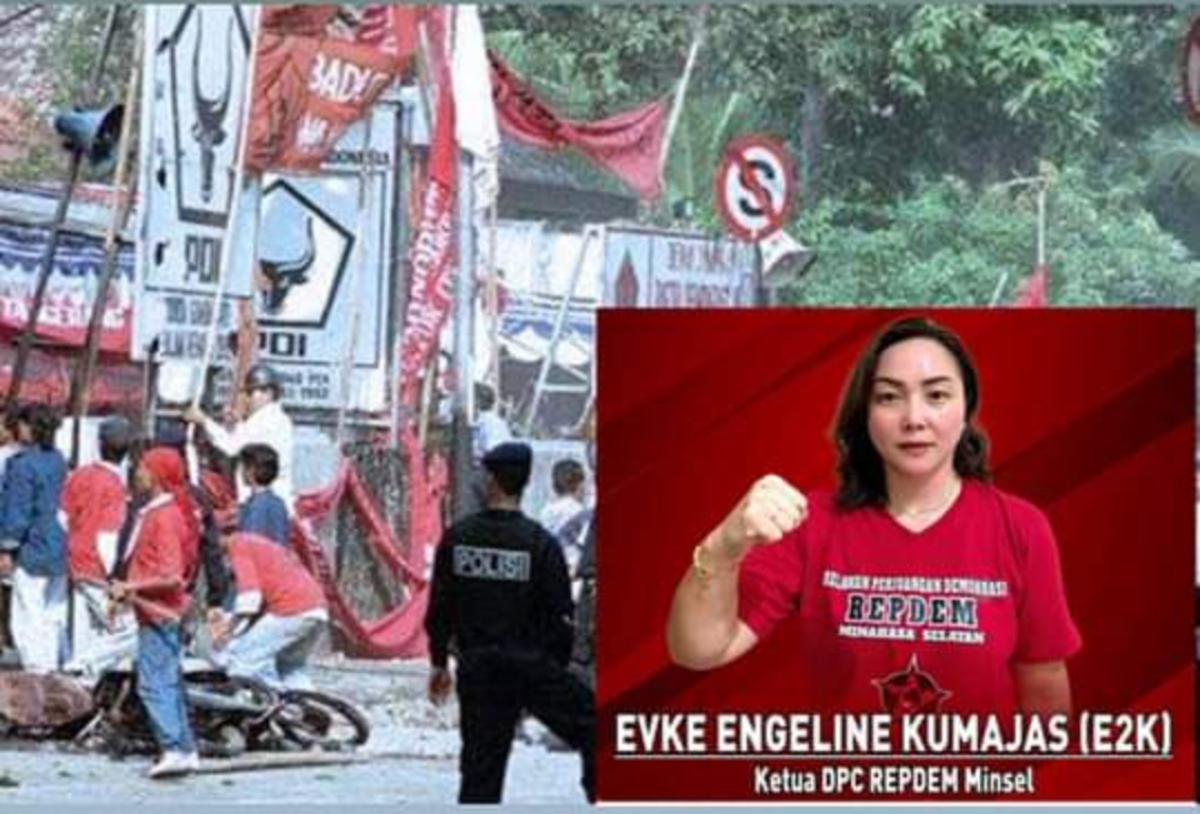 Evke Kumajas Ajak Kader dan Simpatisan Repdem PDIP Maknai Peristiwa 27 Juli 1996 Evke Kumajas Ajak Kader dan Simpatisan Repdem PDIP Maknai Peristiwa 27 Juli 1996