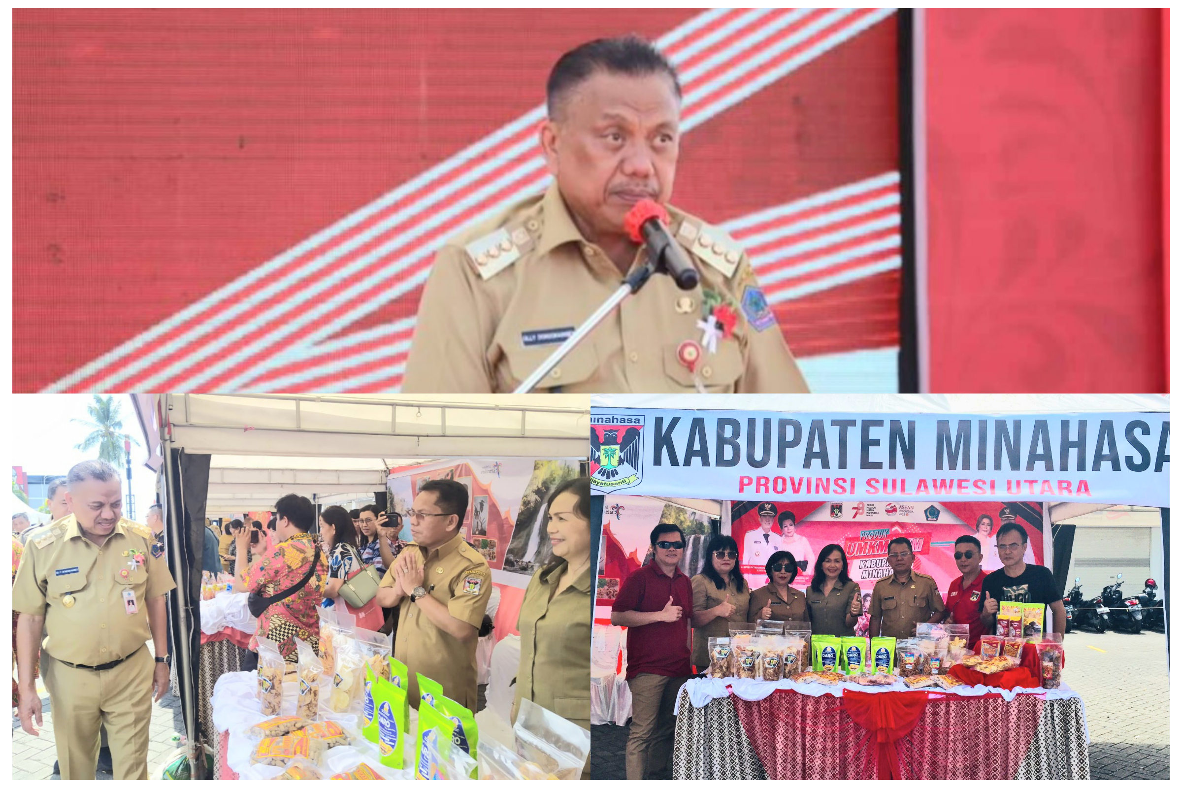 Pemkab Minahasa Hadiri HUT Kemenkumham ke-78 Sekaligus Ikut Meriahkan Pameran UMKM