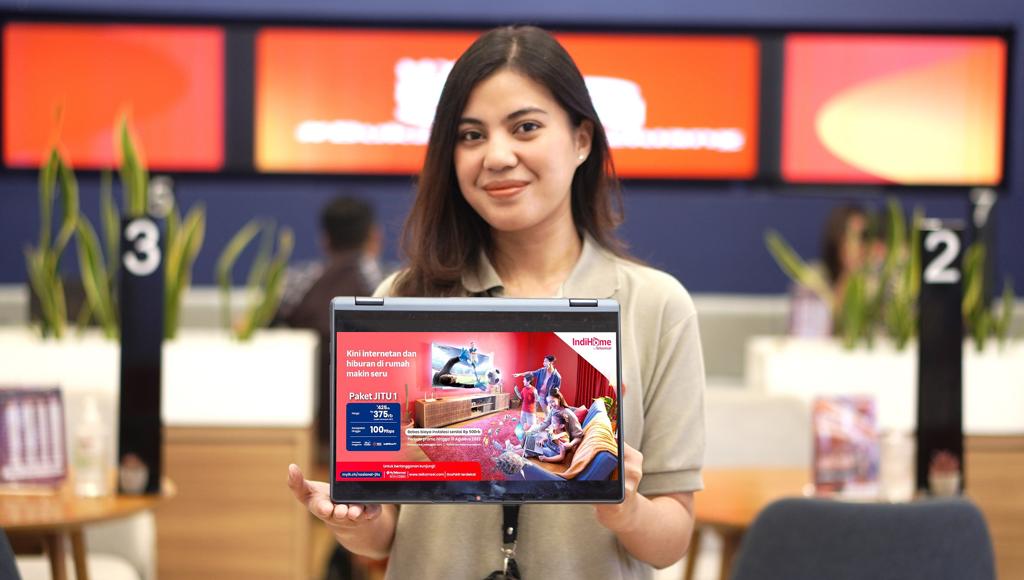 Paket  ‘JITU 1’ IndiHome, Solusi Internet Unlimited Cepat hingga 100 Mbps