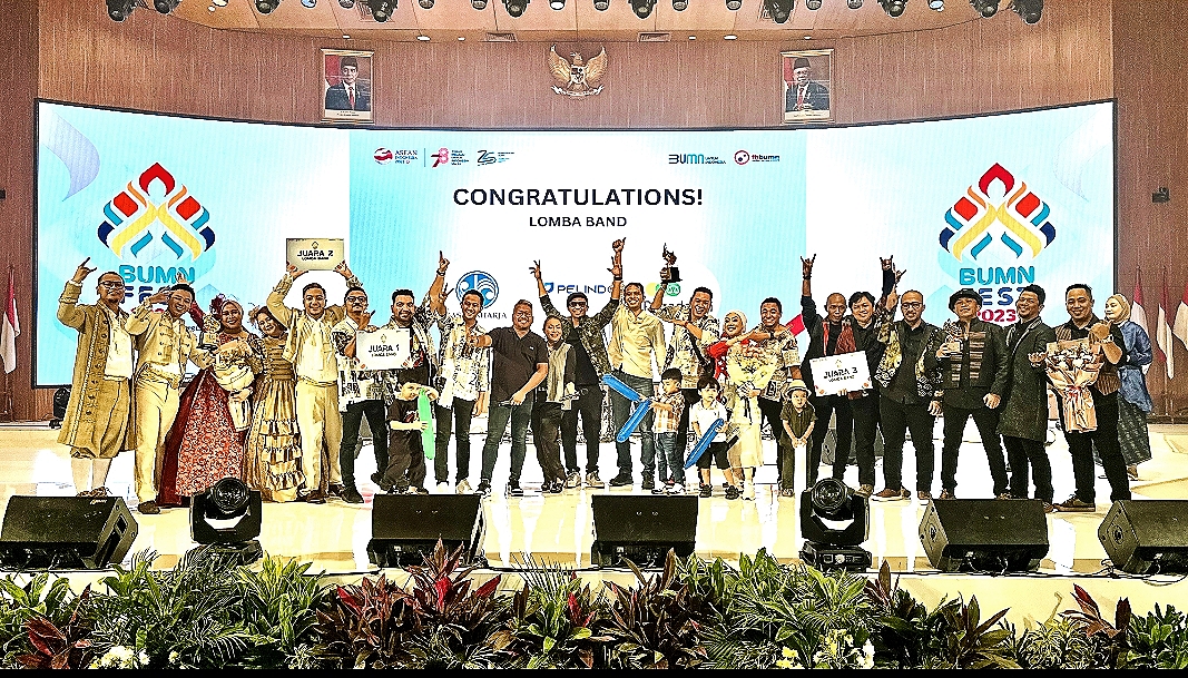 Band Pegadaian Raih Juara 3 di Ajang BUMN Fest 2023