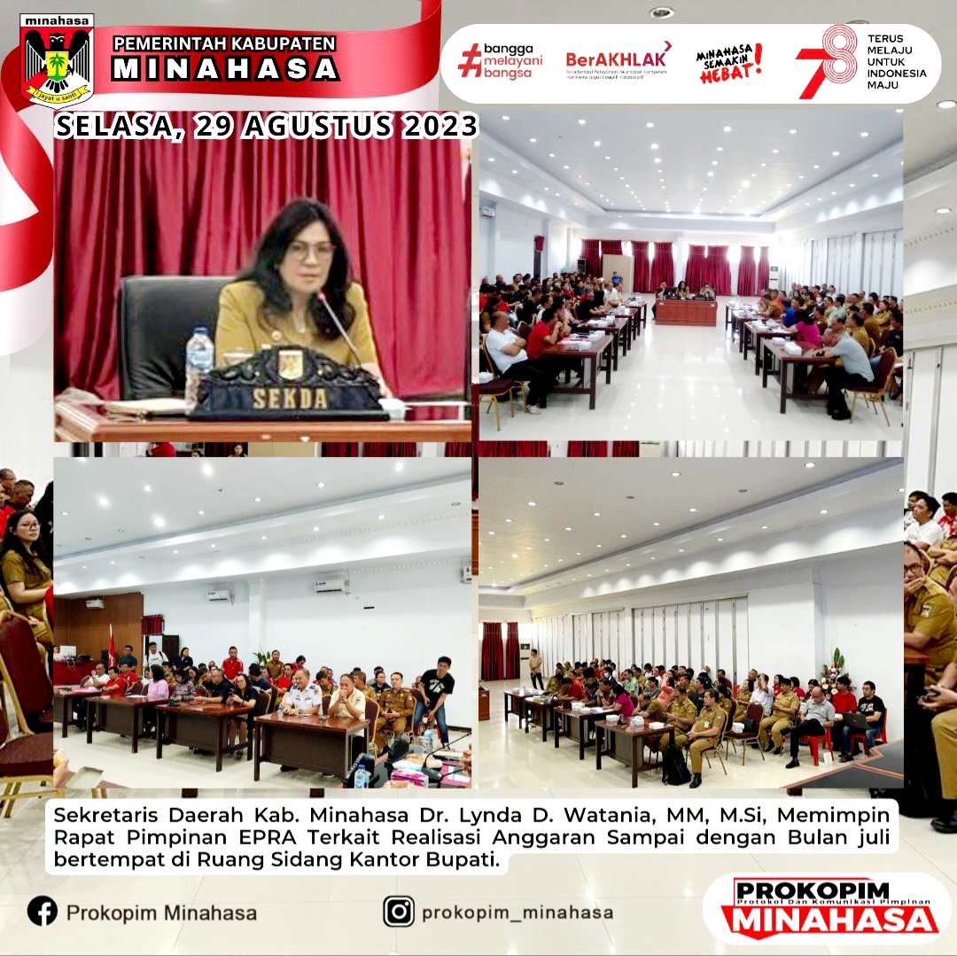 Pimpin Rapat EPRA, Lynda Watania Memaparkan UU no 23 Tahun 2014