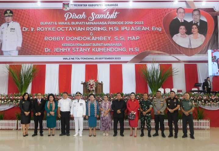 Dr Jemmy Stani Kumendong MSi Resmi Bupati Minahasa