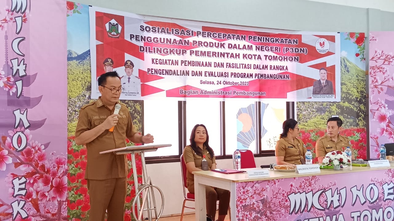 Walikota Caroll Buka Sosialisasi P3DN