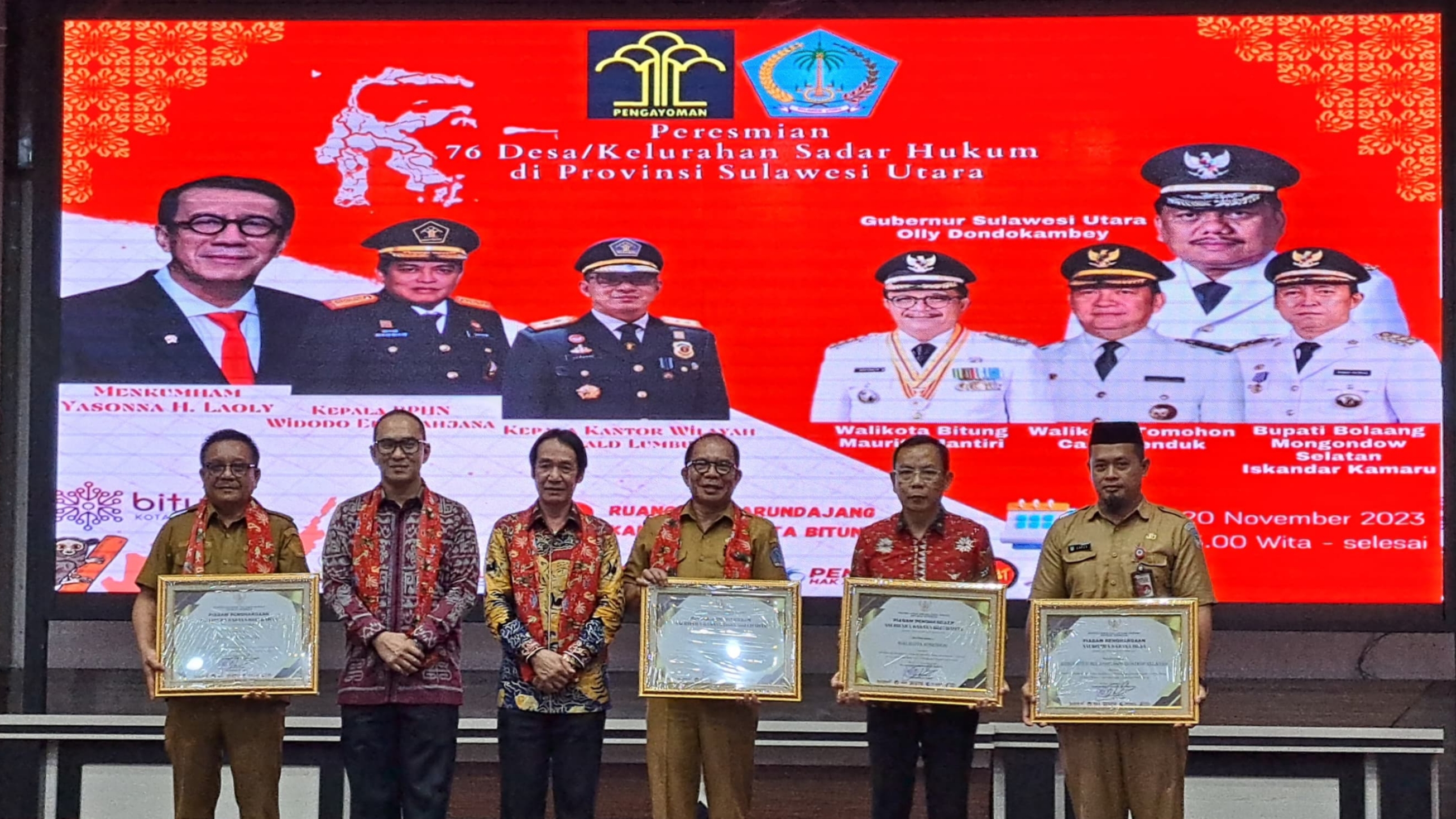 Dinobatkan KemenkumHAM RI, Kota Tomohon Kantongi 5 Kelurahan Sadar Hukum Dinobatkan KemenkumHAM RI, Kota Tomohon Kantongi 5 Kelurahan Sadar Hukum
