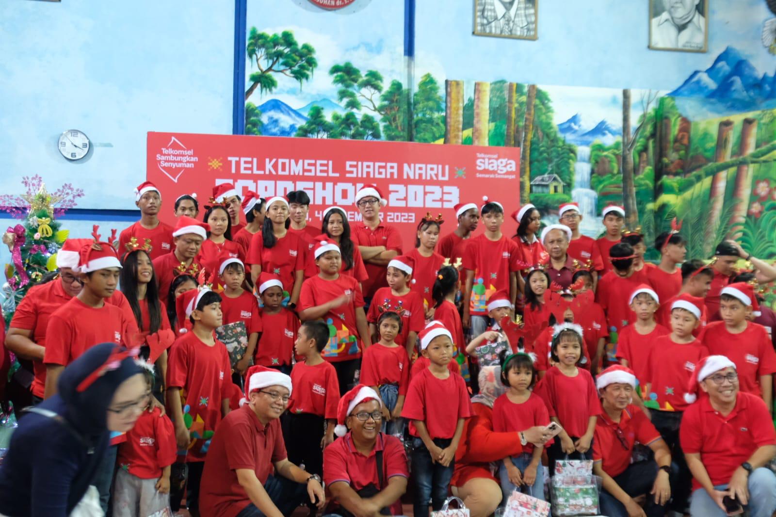 Program CSR ‘Sambungkan Senyuman’ Telkomsel Salurkan CSR NARU di Manado