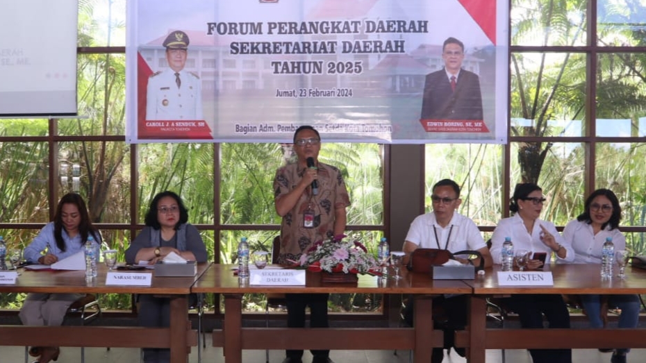 Sekdakot Roring Pimpin FPD RKPD Tahun 2025 Sekretariat Daerah