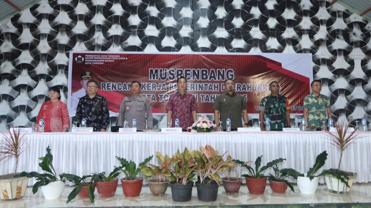 Pemkot Tomohon Gelar Musrenbang RKPD Tahun 2025