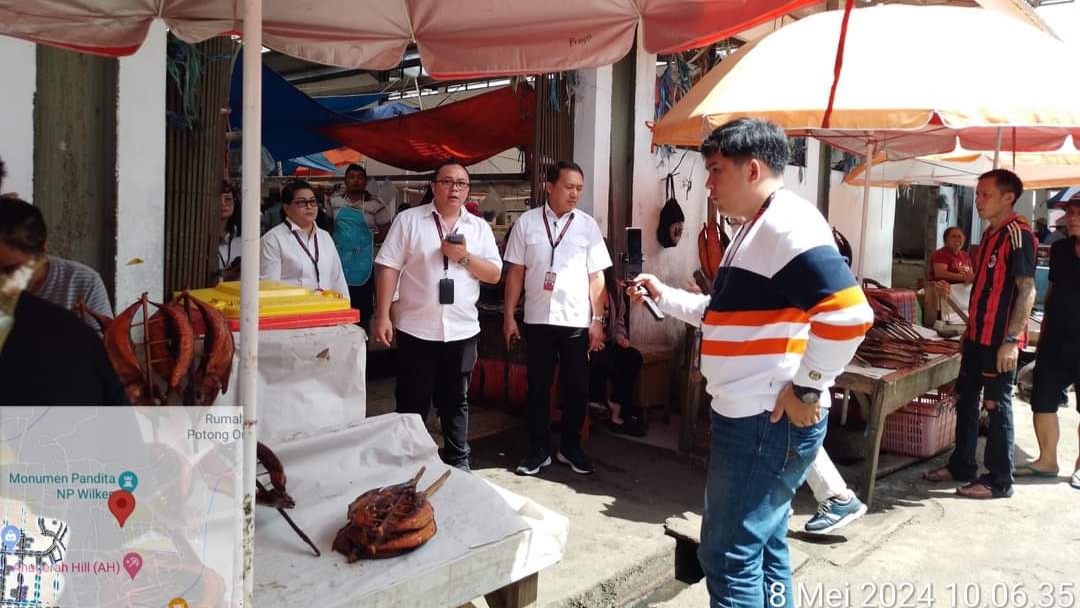 Pasar Beriman Tomohon Lolos Tahapan Lanjutan Penilaian Pasar Pangan Aman Berbasis Komunitas