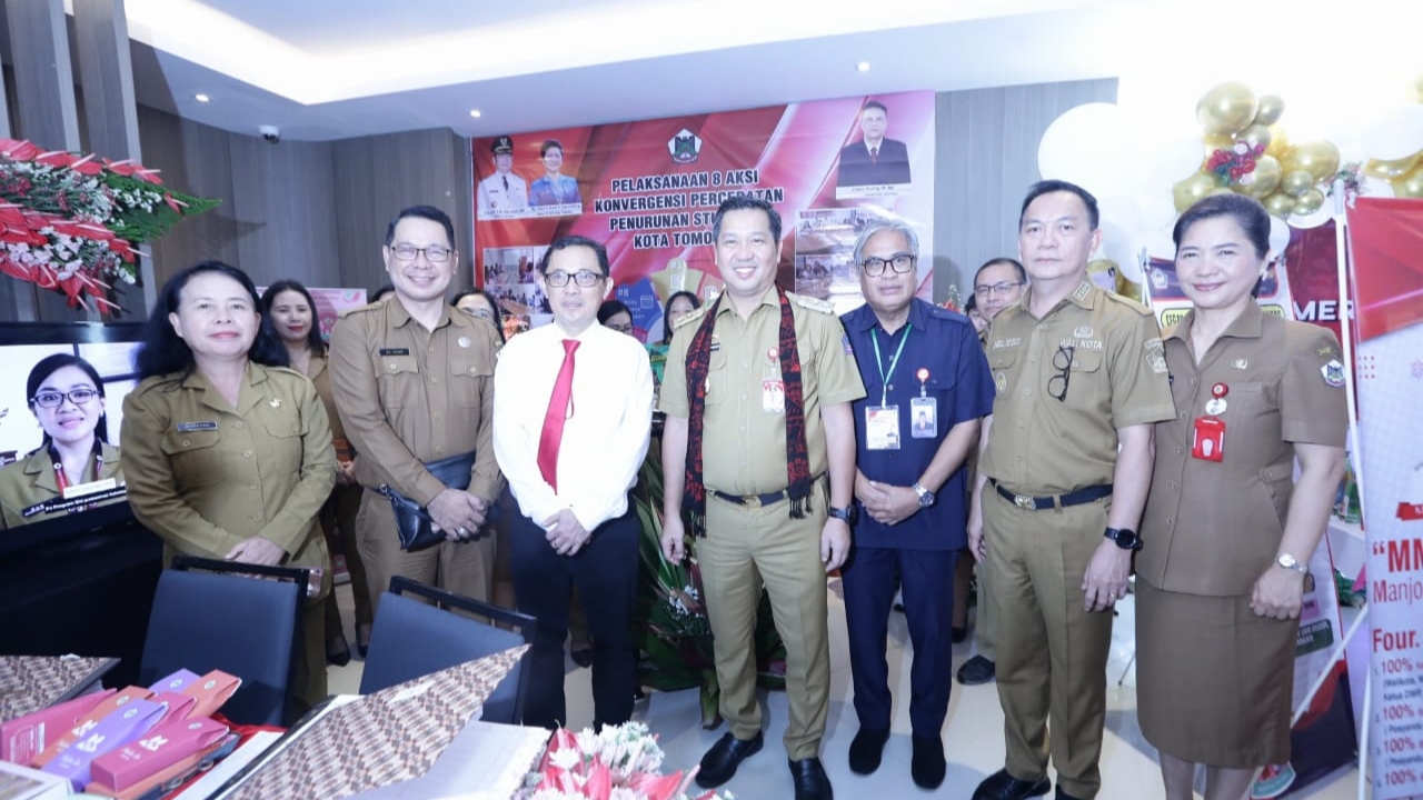 Walikota Caroll Presentasi Penanganan Stunting Kota Tomohon Walikota Caroll Presentasi Penanganan Stunting Kota Tomohon