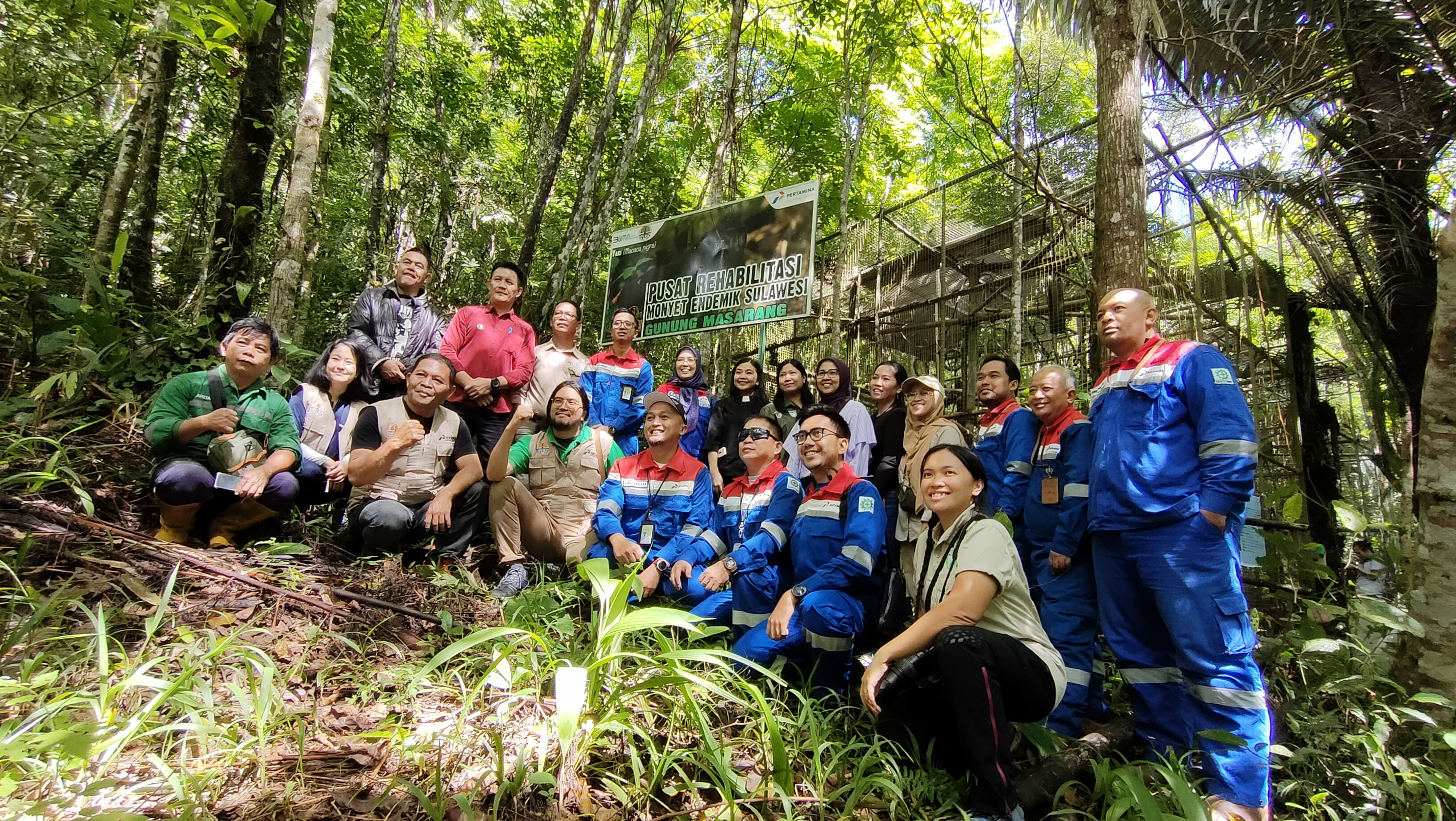 Sering Jadi Buruan Warga, PGE Area Lahendong Peduli Lindungi Habitat Monyet Yaki