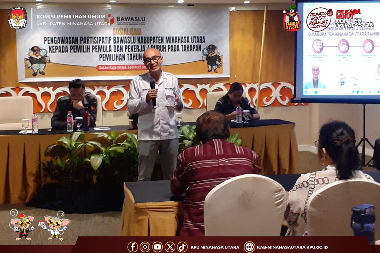 Ketua KPU Minut: Masyarakat Wajib Tahu Tahapan dan Jadwal Pilkada