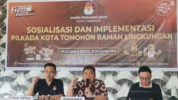 KPU Tomohon Sosialisasi Pilkada Ramah Lingkungan KPU Tomohon Sosialisasi Pilkada Ramah Lingkungan