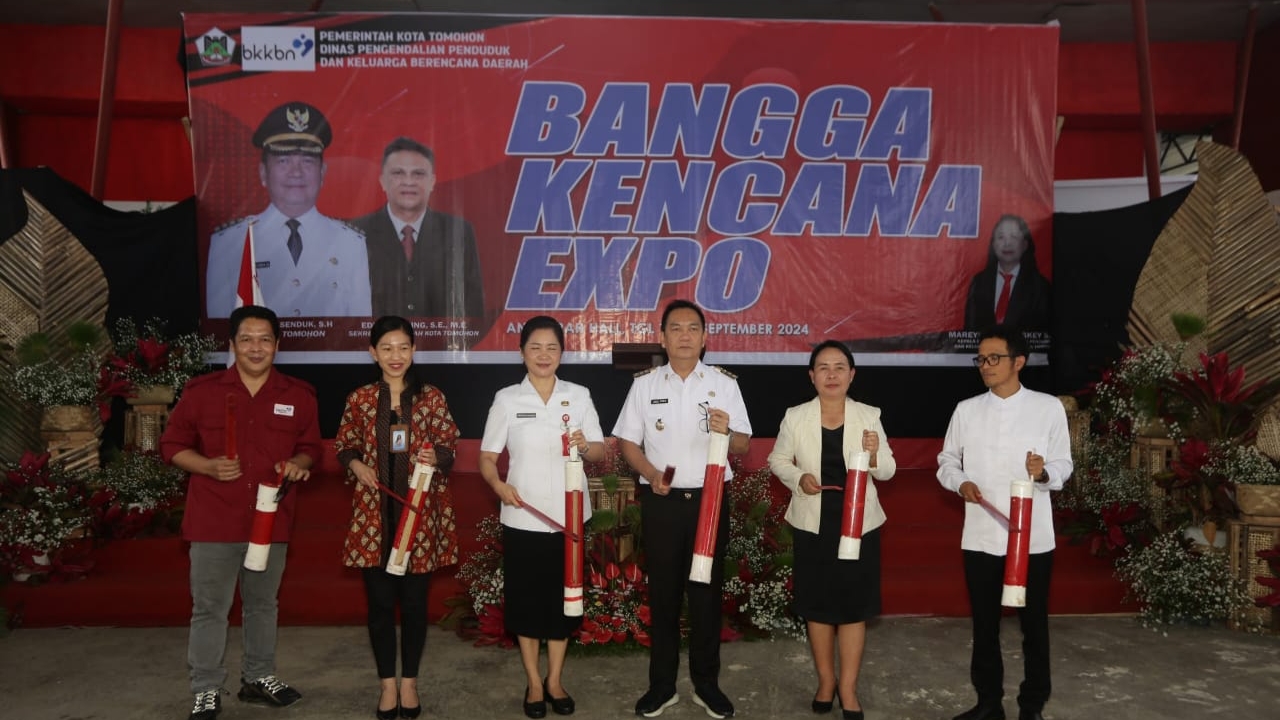 Walikota Caroll Buka ‘Bangga Kencana Expo’ Tahun 2024