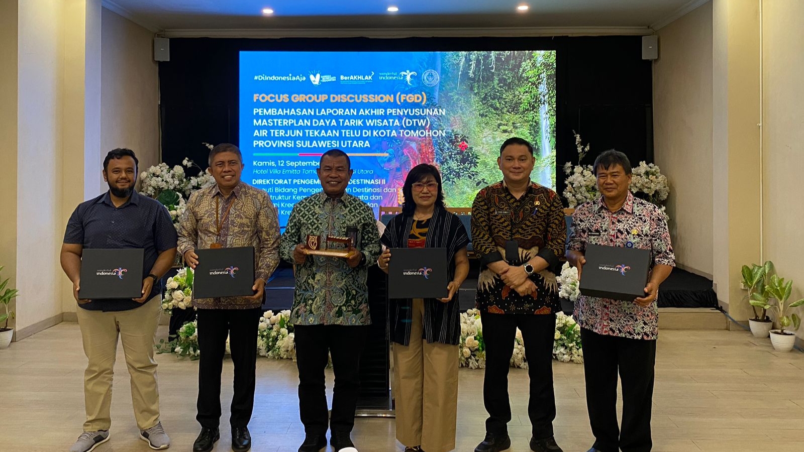 FGD Perumusan Rencana Induk Air Terjun Tekaan Telu Sebagai Prioritas Menuju Tomohon Kota Wisata Dunia