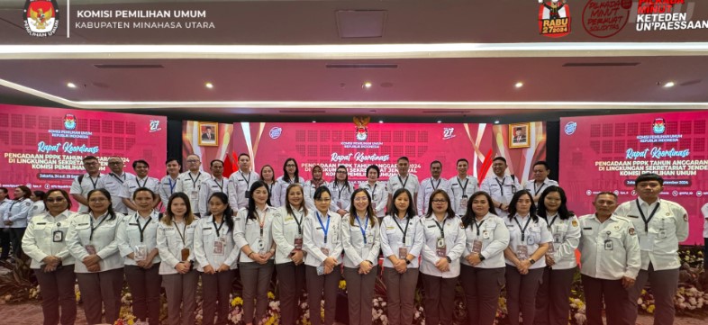 KPU Minut Ikuti Rakor Pengadaan PPPK Tahun Anggaran 2024 Gelombang ke 2