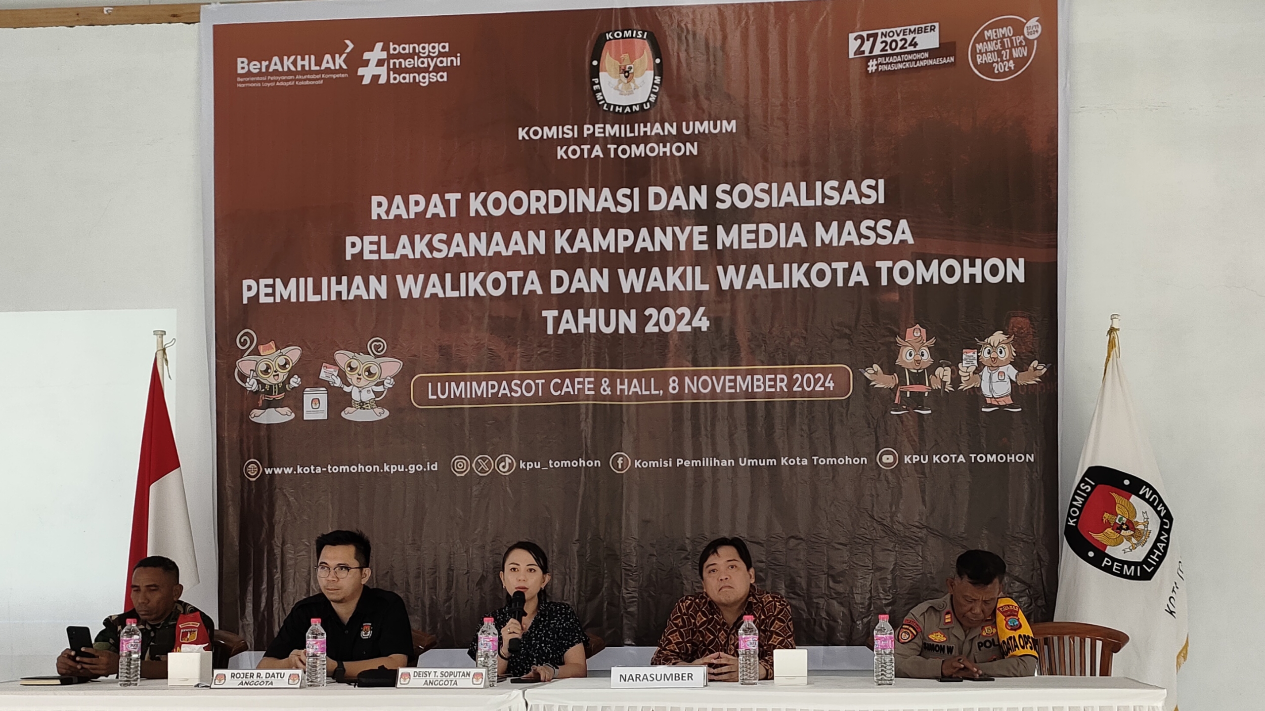 KPU Tomohon Sosialisasi Tatacara Kampanye Media Massa