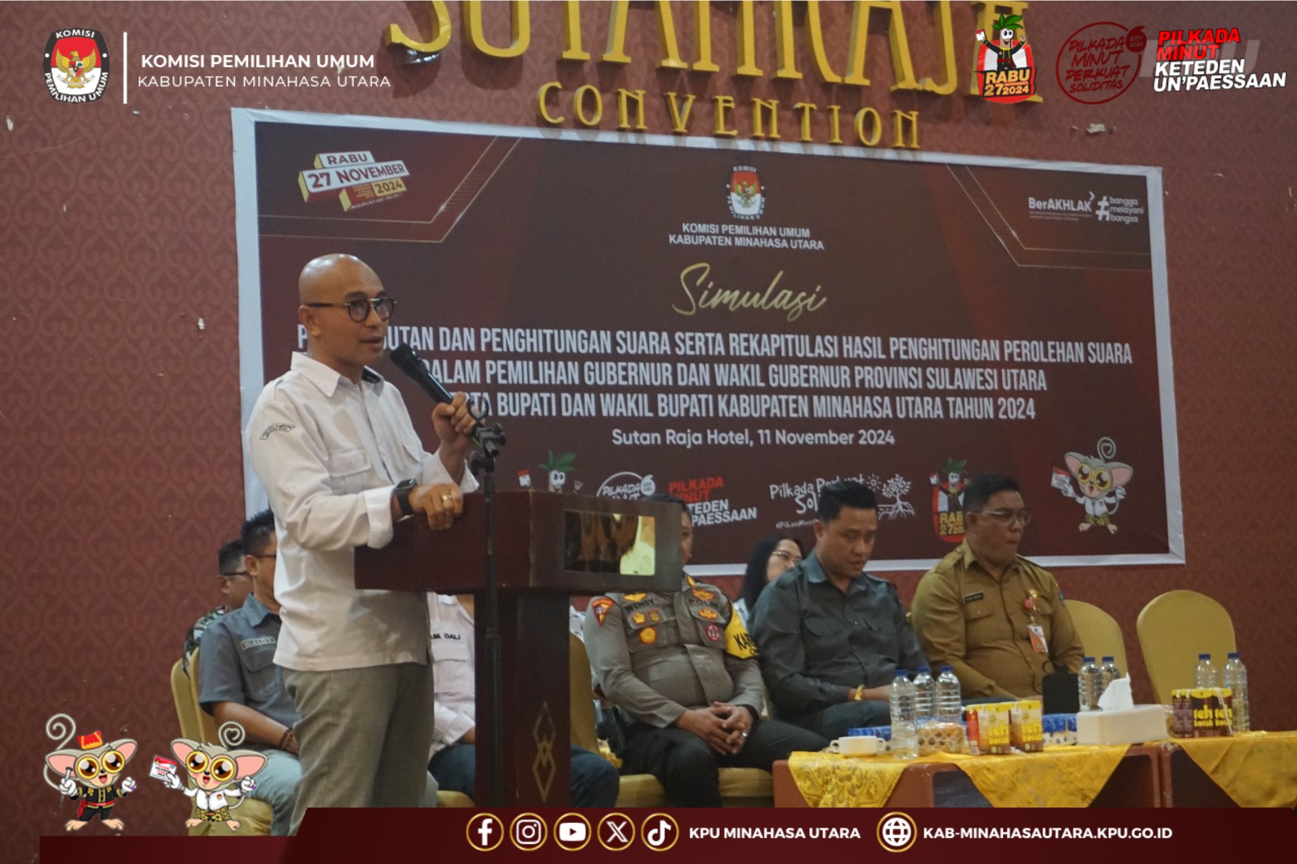 KPU Minut Gelar Simulasi Pemungutan dan Perhitungan Suara KPU Minut Gelar Simulasi Pemungutan dan Perhitungan Suara