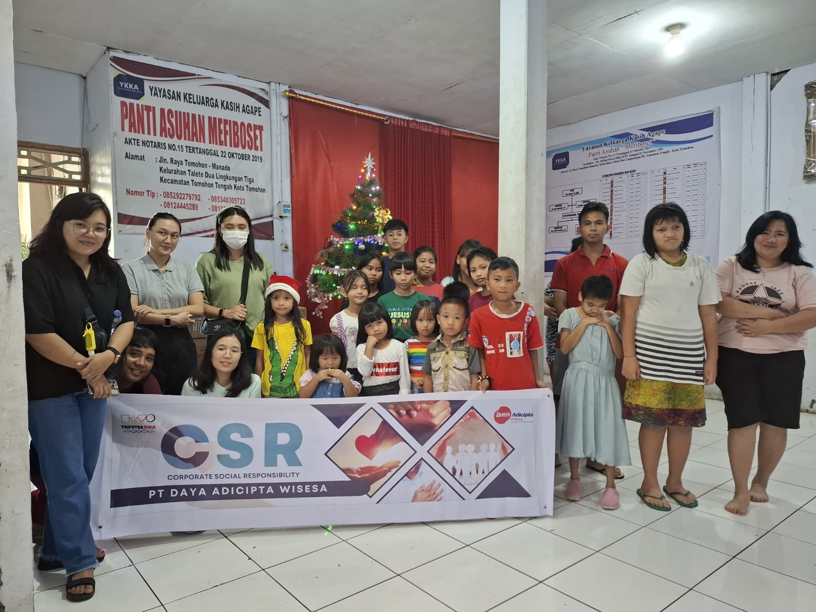 Moment Natal, DAW Berikan Donasi ke Panti Asuhan dan Yayasan Kanker Anak