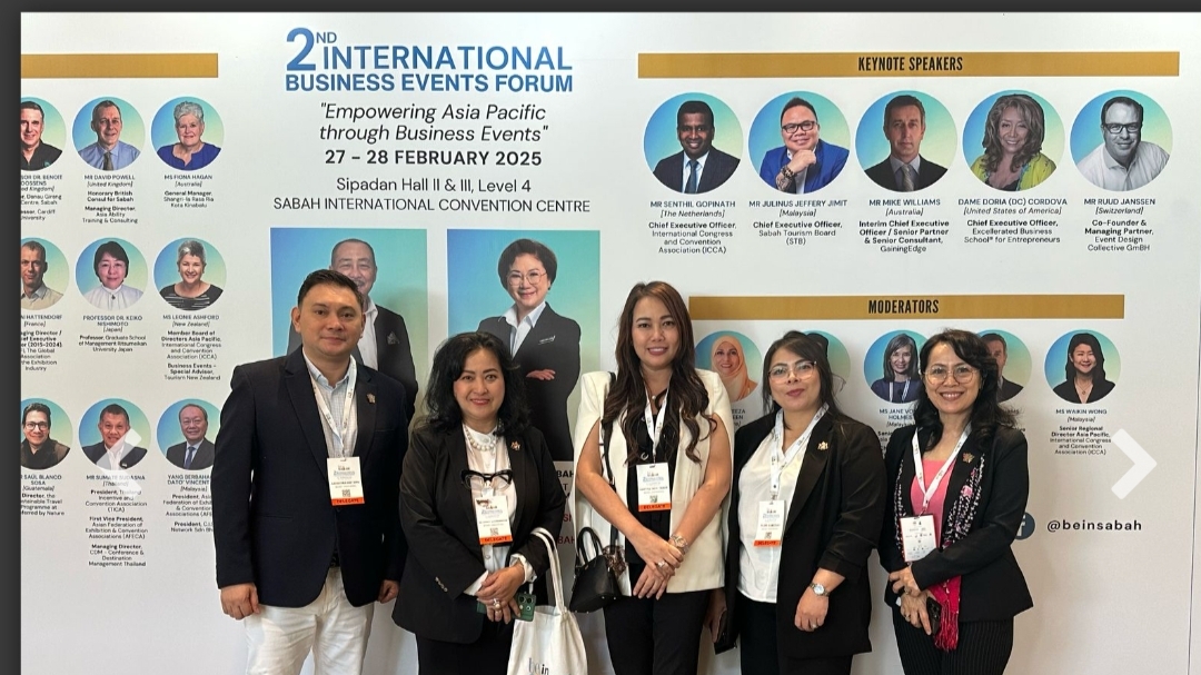 Judhistira Siwu Promosikan TIFF 2025 Pada Forum Bisnis Internasional di Kinabalu Malaysia Judhistira Siwu Promosikan TIFF 2025 Pada Forum Bisnis Internasional di Kinabalu Malaysia