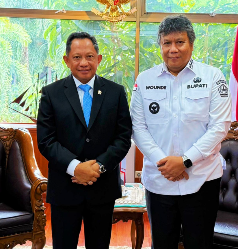 Usulkan Relaksasi Dana PEN Dan Penataan Birokrasi Bupati Wounde Temui Kemendagri Usulkan Relaksasi Dana PEN Dan Penataan Birokrasi Bupati Wounde Temui Kemendagri