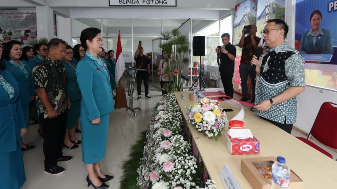 Pengurus TP-PKK, Dekranasda, dan Pokja Bunda PAUD di Kota Tomohon 2025-2030, Resmi Dikukuhkan