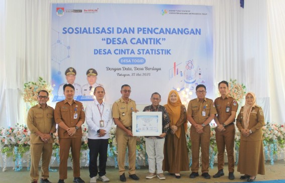 Togid, jadi Percontohan Desa Cinta Statistik di Boltim Togid, jadi Percontohan Desa Cinta Statistik di Boltim