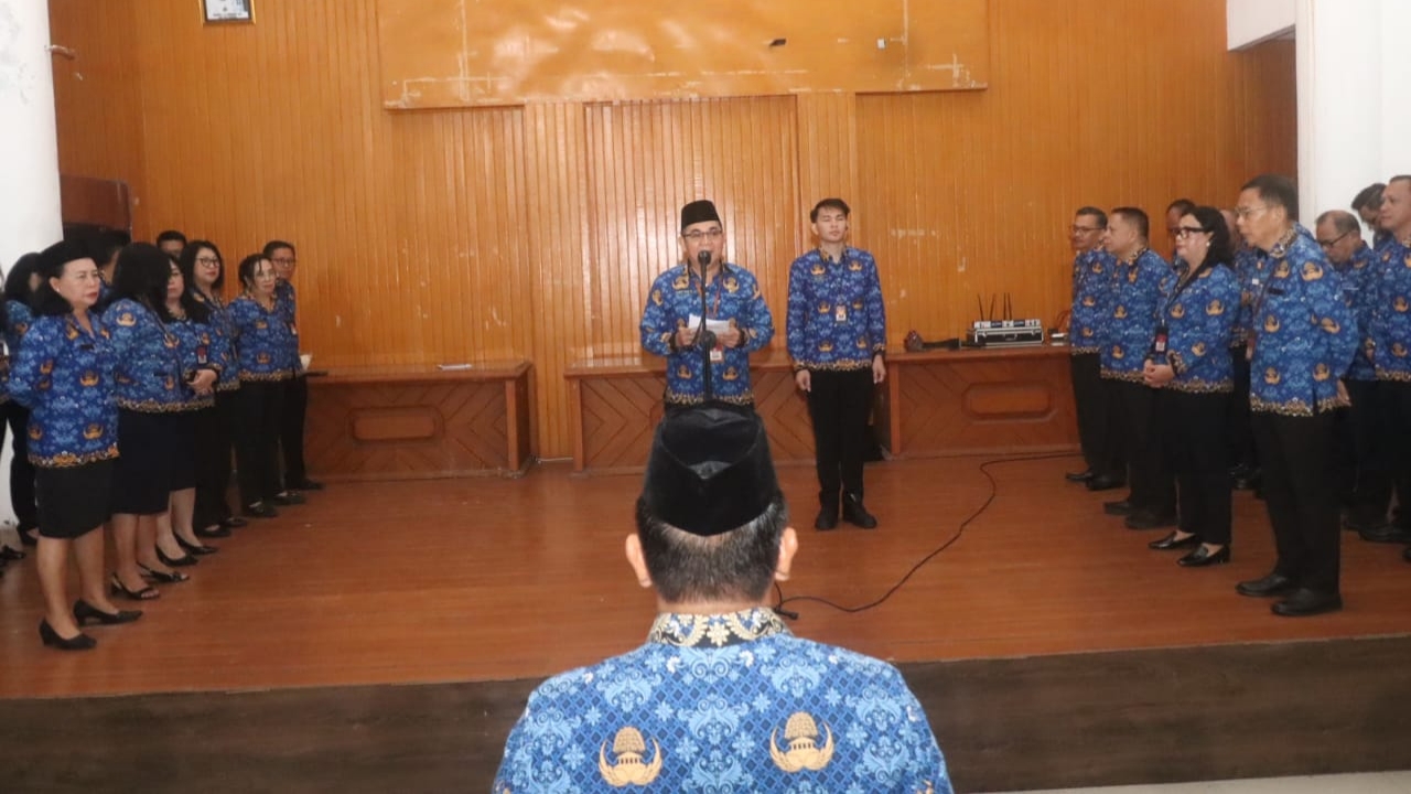 Albert Tulus Pimpin Apel Korpri Pemkot Tomohon Albert Tulus Pimpin Apel Korpri Pemkot Tomohon