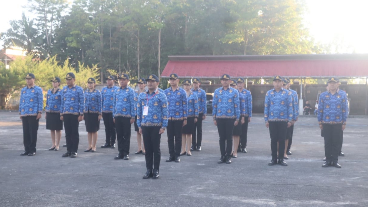 Tim Baris Berbaris Sekretariat Daerah Jadi Jawara Lomba PBB