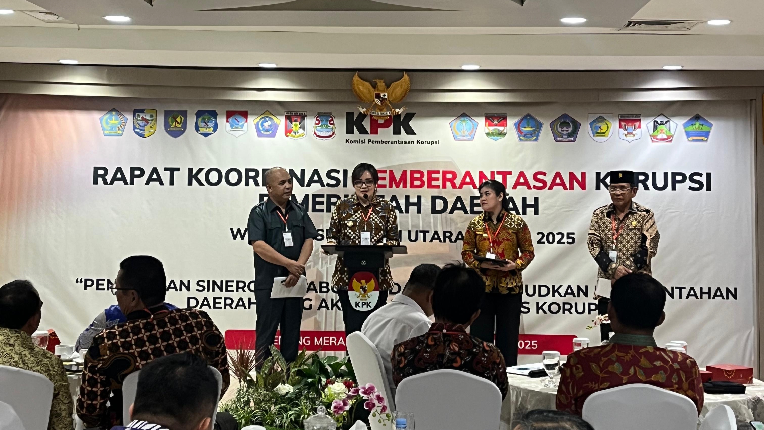 Wawali Sendy Ikuti Rakor Pemberantasan Korupsi di KPK RI