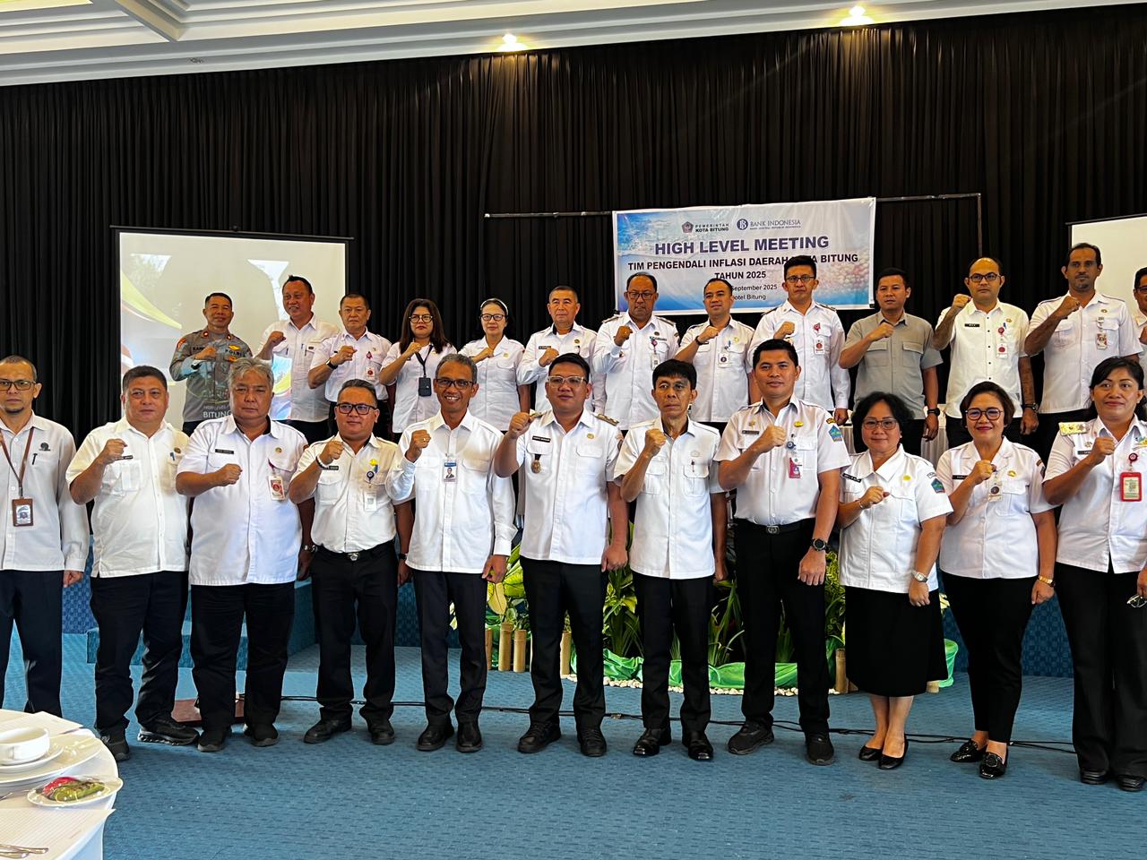 High Level Meeting (HLM) TPID Kota Bitung Fokus Kendalikan Inflasi