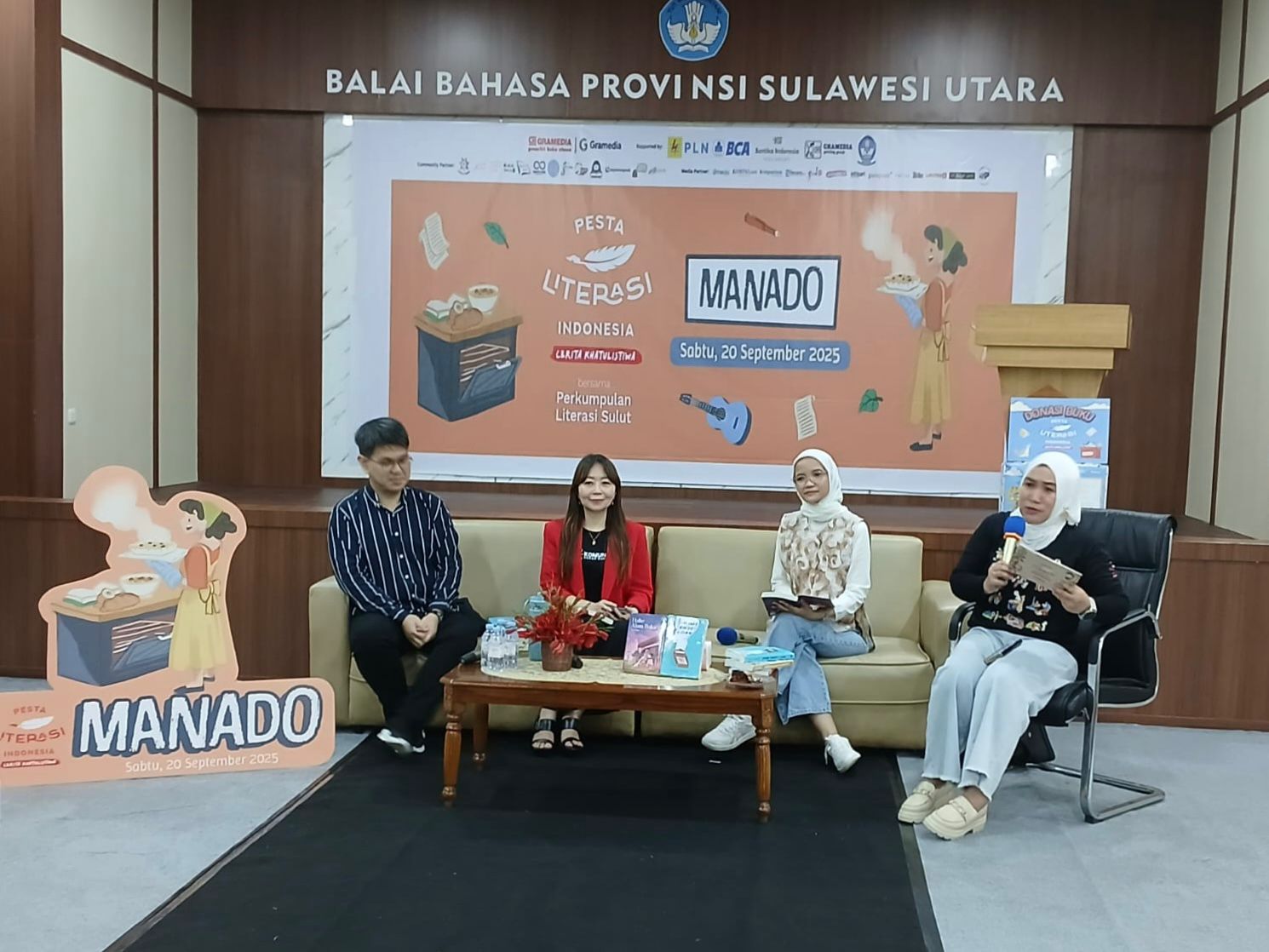 Pesta Literasi Indonesia 2025, Manado jadi Kota Pertama
