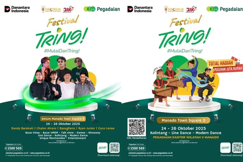 PT Pegadaian Manado Gelar Festival Tring! PT Pegadaian Manado Gelar Festival Tring!