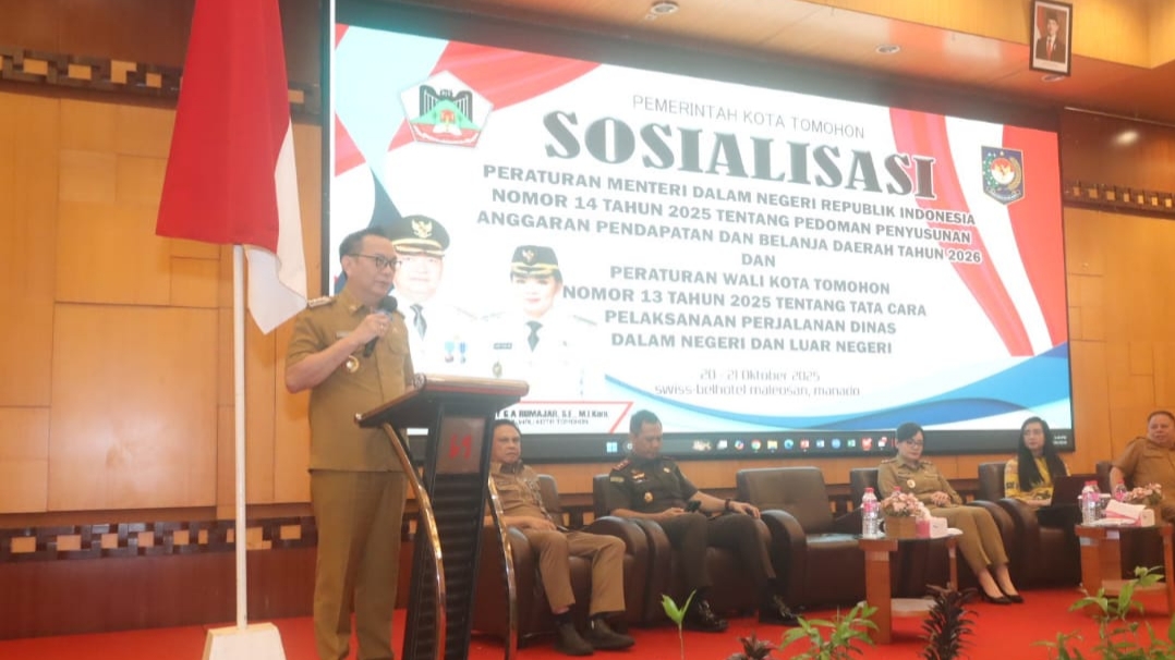 Dihadiri Caroll-Sendy, Pemkot Tomohon Sosialisasi Perwako Tata Cara Perjalanan Dinas Dihadiri Caroll-Sendy, Pemkot Tomohon Sosialisasi Perwako Tata Cara Perjalanan Dinas