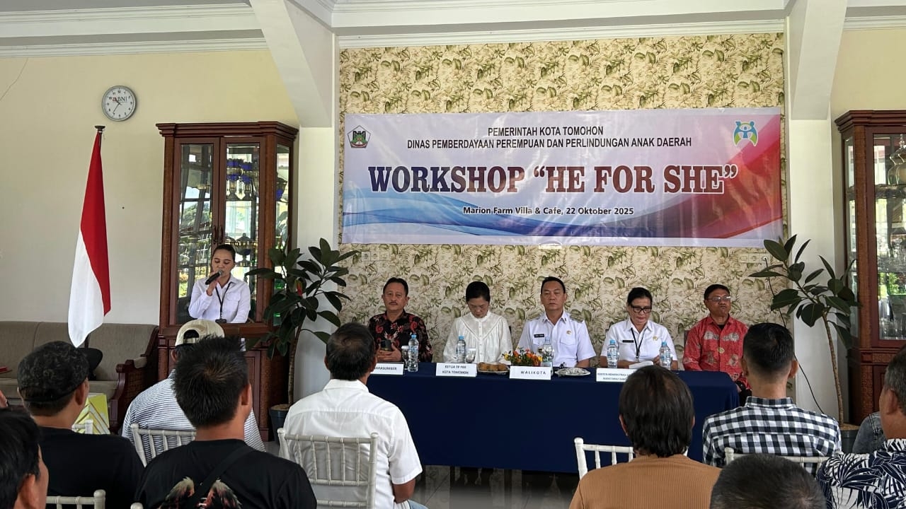 Walikota Caroll Buka Workshop He for She Untuk Jaminan Kesetaraan Gender