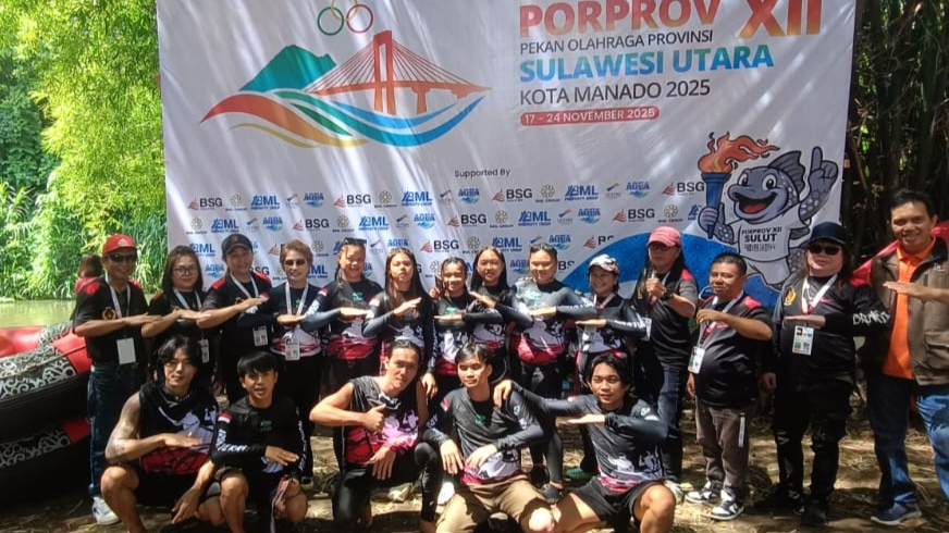 Arung Jeram Tomohon Persembahkan Medali Perak dan Perunggu di Hari Pertama