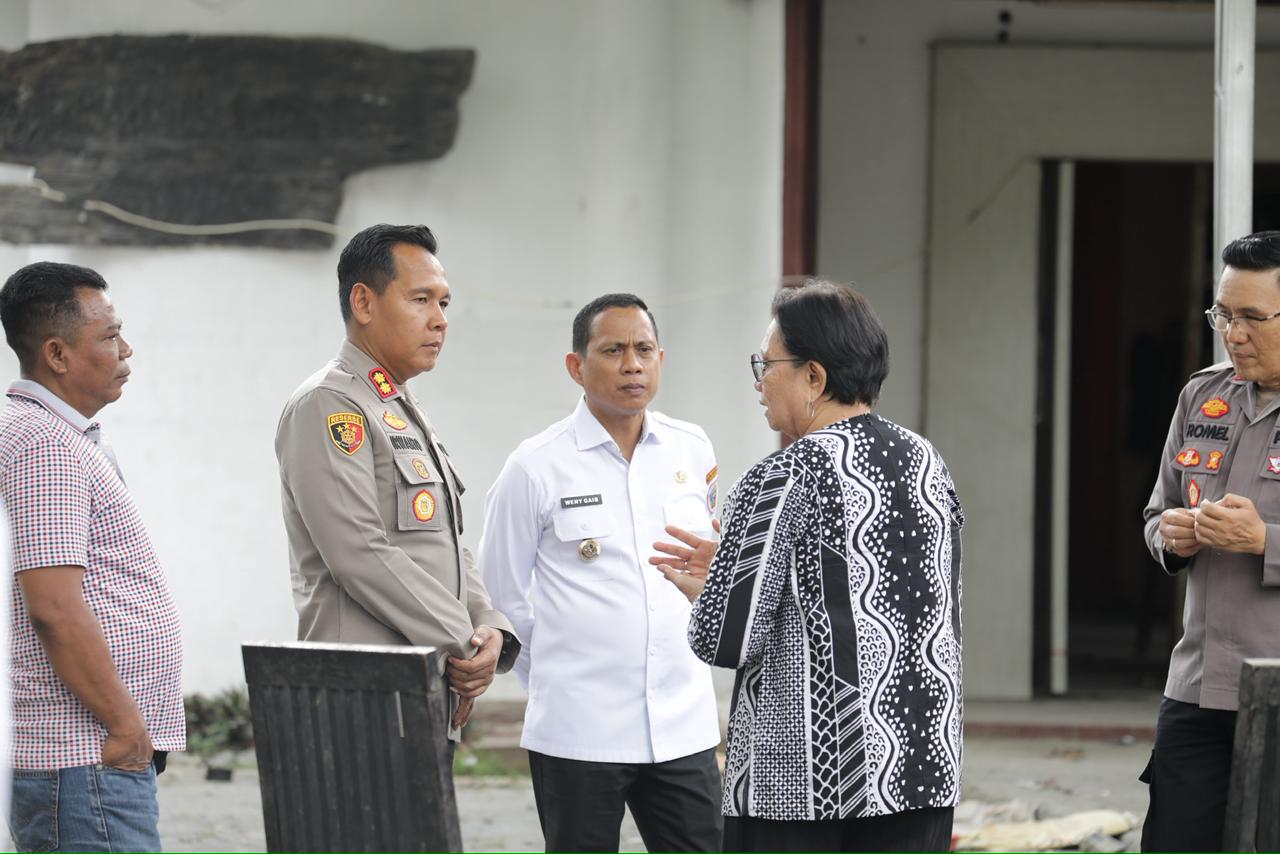 Anggota DPD RI Adriana Dondokambey Tinjau Proyek Pembangunan Gedung SPPG, Wali Kota Weny Gaib Siap Perkuat Sinergi Pembangunan