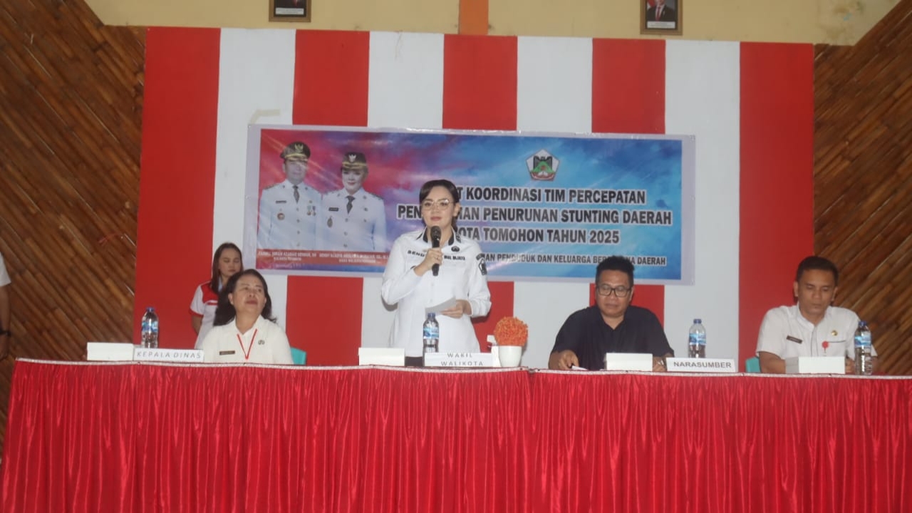 Wawali Sendy Pimpin Rapat Pencegahan Stunting